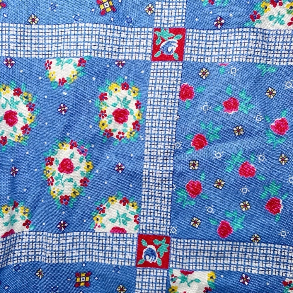LizWear Vintage Colorful Multi Pattern Button Down Shirt with Pearl Snaps - Picture 14 of 16